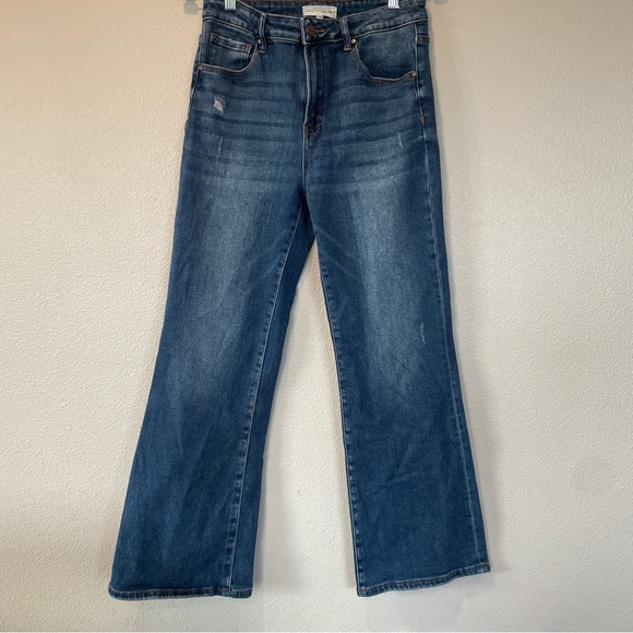 Risen Jeans Blue Ridge High Rise Ankle Flare Women’s Size 11 Waist 30 - Picture 1 of 11